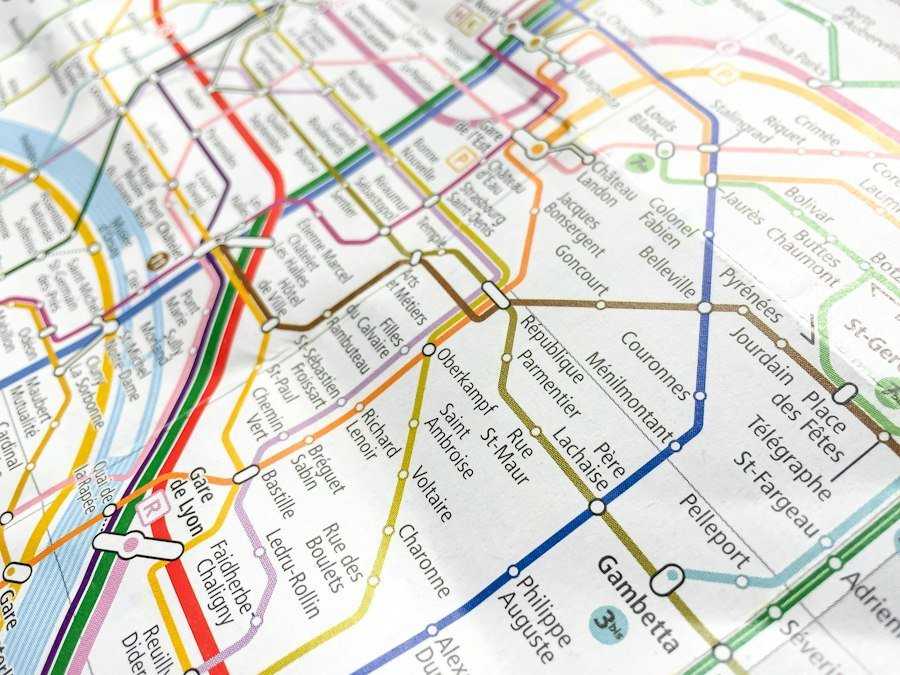 Photo urban public transportation infographic