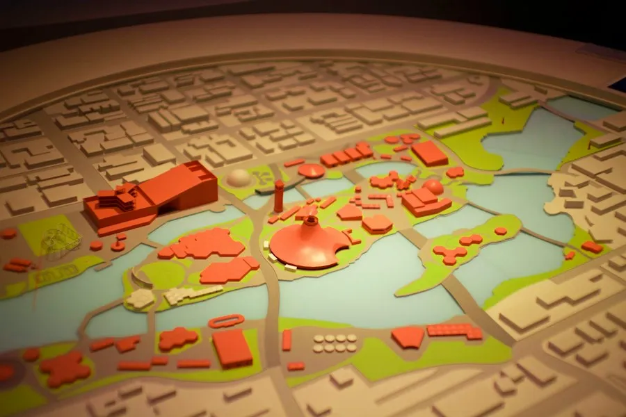 Photo urban economy infographic